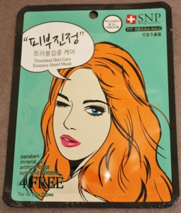 SNP Troubled Skin Care Essence Sheet Mask